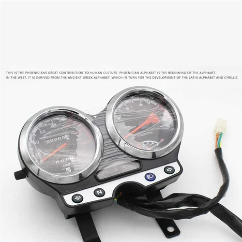 Imagen 1 del producto A80X-conjunto de instrumentos Led para motocicleta Suzuki GT125 GSX125/QS125 Brasil Colombia odómetro tacómetro