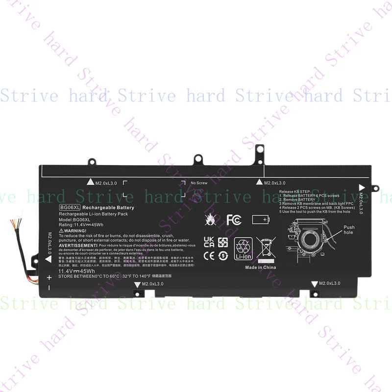 بطارية BG06 BG06XL لسلسلة HP EliteBook 1040 G3-Z 805096-001 BGO6XL