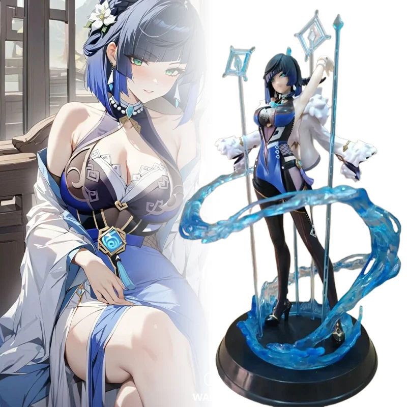 

Genshin Impact Yelan Figure Anime Sexy Girls Figures Game Kawaii PVC Model Doll Peripherals Figure Mang Collection Gifts Toys