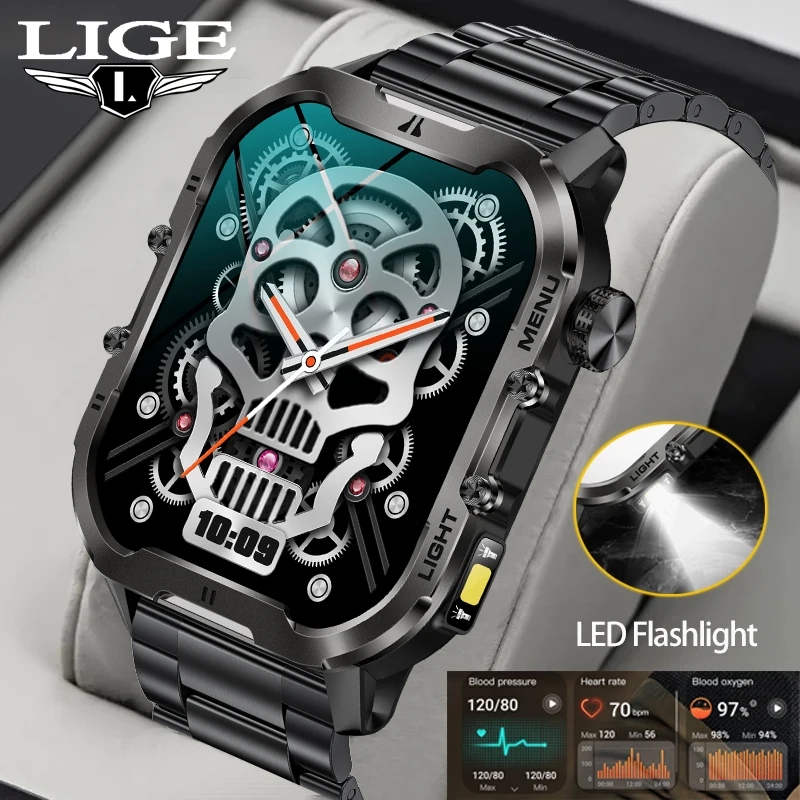 LIGE-reloj inteligente para homb