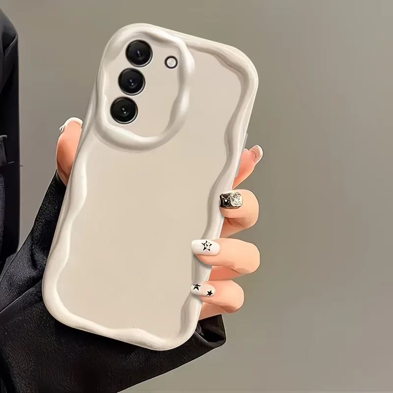 Transparente, gewellte, weiche TPU-Hülle für Samsung Galaxy S26 S25 S24 FE S22 S23 Plus Ultra A17 A37 A57 A16 A56 A36 A55 A15 Cover – Detail 5