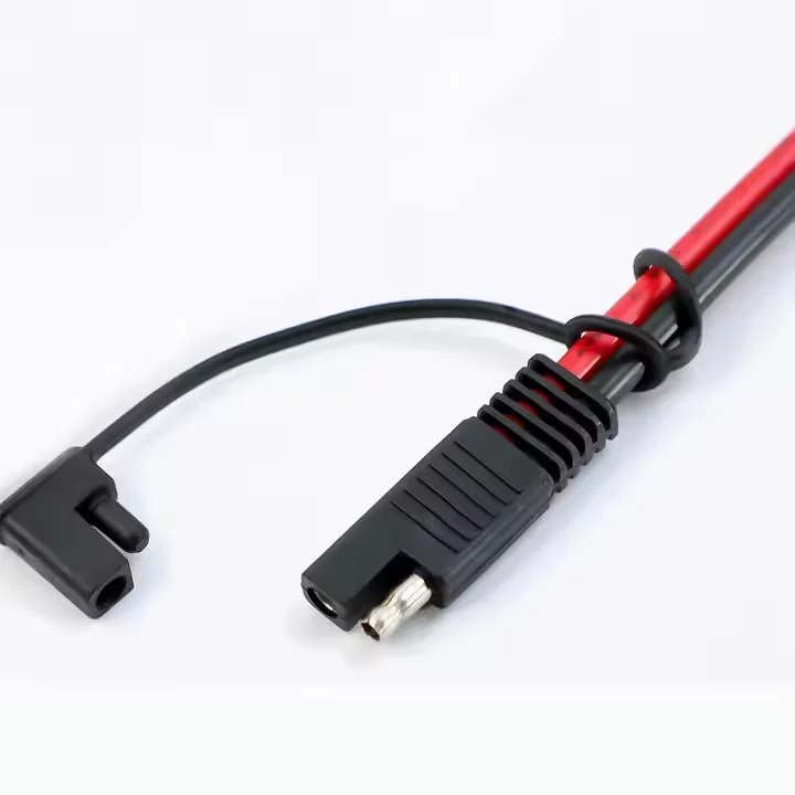 O-نوع محطة السيارة والدراجات النارية شحن البطارية 10A فيوز 60 سنتيمتر 18AWG محطة تمديد كابل إلى كابل SAE #5