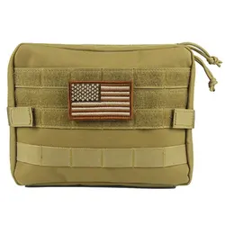 Outdoor Commuter Bag Multi-function rectangular utility Waist Pack MOLLE System Accessory Bag 1000D Oxford fabric