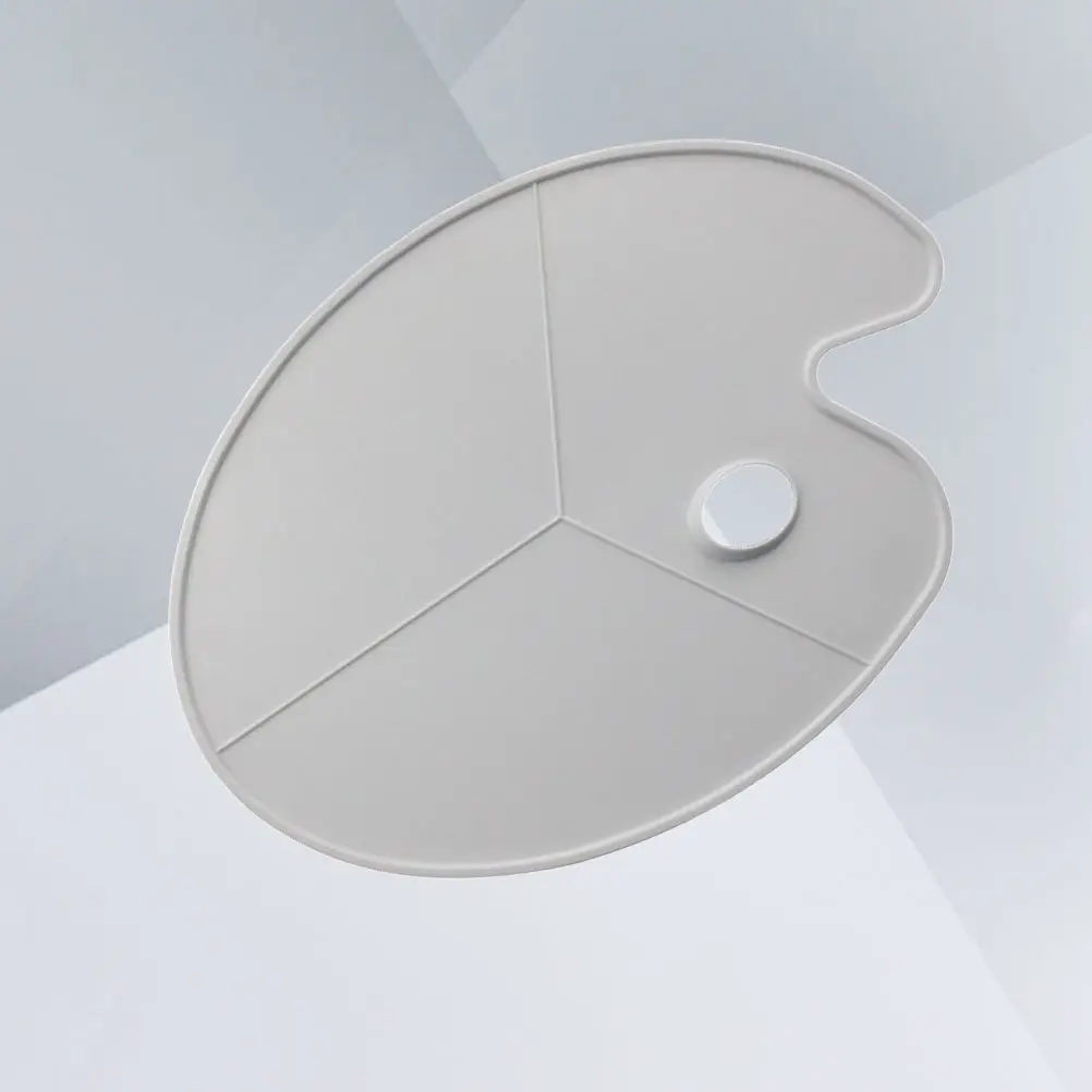 Art Watercolor Painting Mixing Palette Tray Plastic Halloween Christmas Palette For Painting Paint Palette Tray Oval