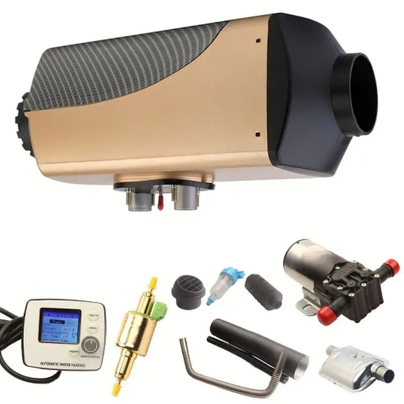 YW695 for Diesel-powered parking water heater unit (8000W/7000W) air heater (12V/24V) RV water tank preheating unit.