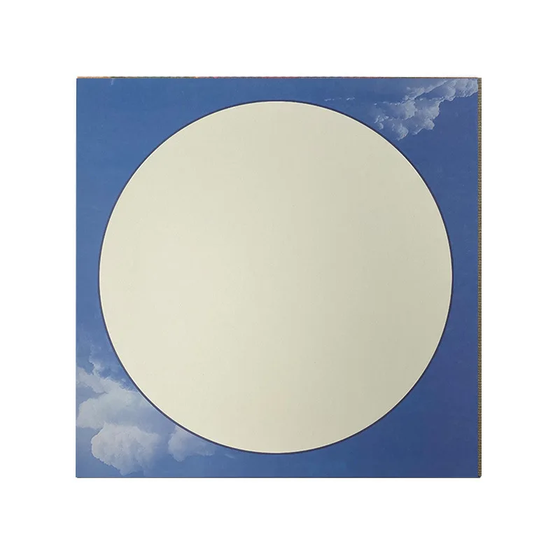 10pcs 33cm Color Cardboard Square Chinese Style Thick Cardboard Creative Graffiti Inner Round Hard Cardboard Drawing Paper