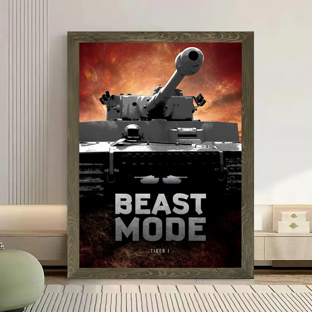 Beast Mode Printed Canvas Poster Personalized High Quality Wall Art Paintings for Specialty and Themed Home Decor Items Painting - view 3
