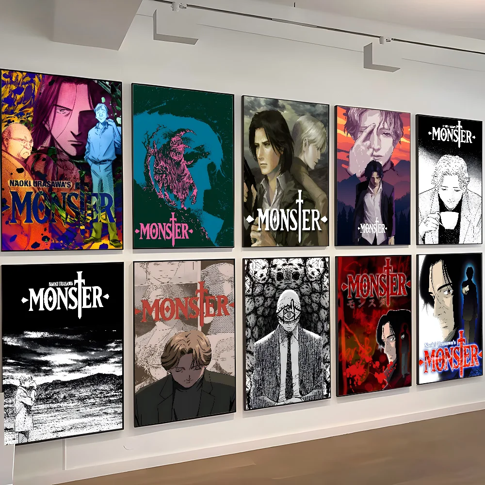 Naoki Urasawa S Monster Anime Poster Wall Art Home Decor Room Decor Digital Painting Living Room Restaurant Kitchen Art