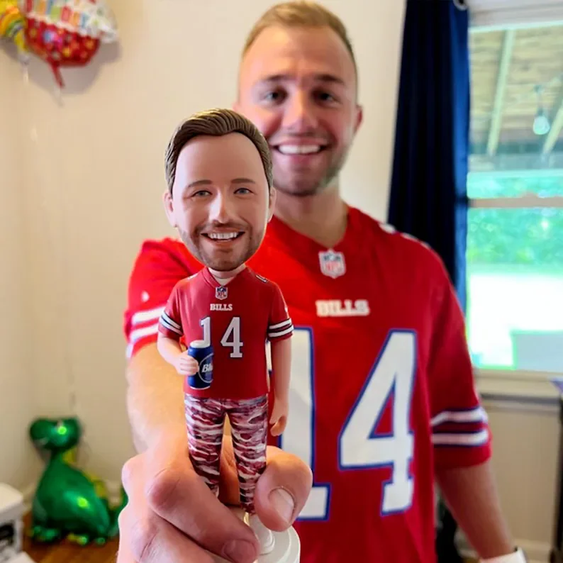 Custom  Bobblehead From Photo, Personalized Style Player Figurine, Handmade Sports Gift, Birthday Christmas Keepsake