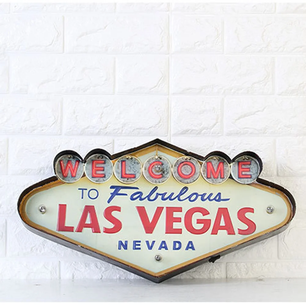 

Retro LED Light Sign Creative Wall Hanging Decor for Store Bar Dining Room Vintage Style Ready to Mount Decorative Lighting