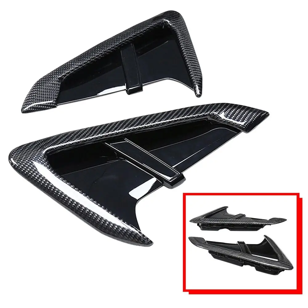 

Real Carbon Fiber Car Side Fender Shark Gills Air Vent Trim Cover For BMW G01 G02 X3 X4 X3M X4M 2019-2022 Car Styling Accessorie