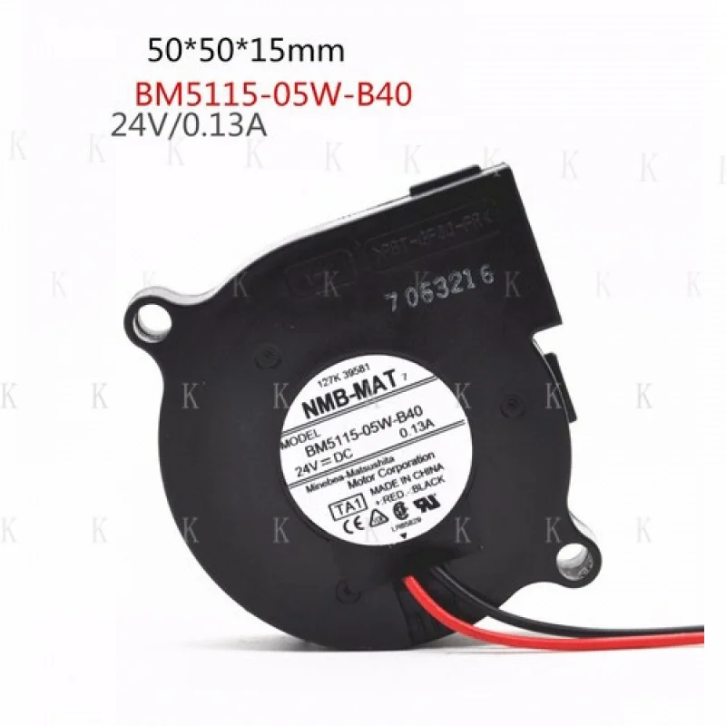 

C FOR NMB BM5115-05W-B40 5CM 5015 24V 0.13A Double Ball Inverter Turbo Fan