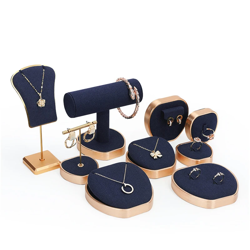 

Jewelry Display Stand Earrings Hand String Earrings Jewelry Display rack Microfiber Jewelry Counter Display Props