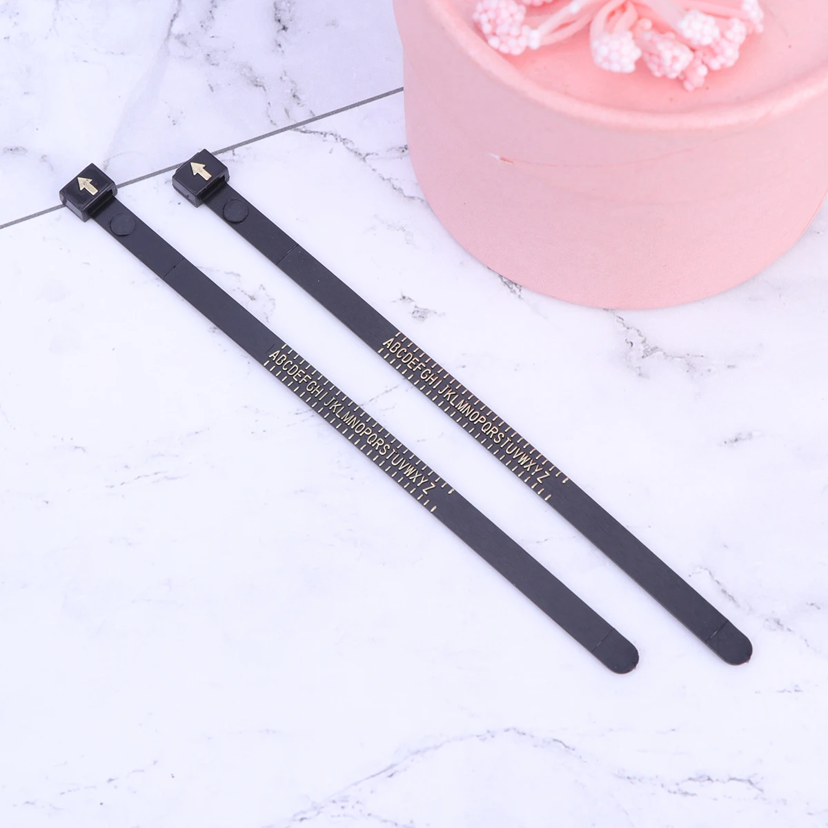 

5 Pcs Ring Ruler Size Measurement Measuring Tool for Rings Gauge Sizer Measurer