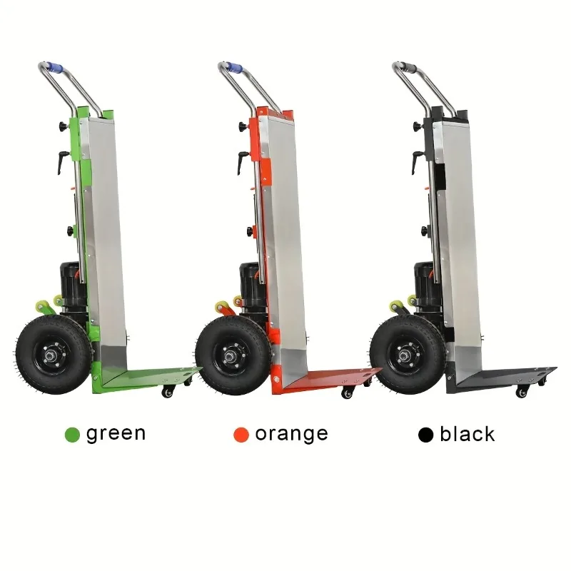 A new type of electric stair climbing trolley for moving and transporting heavy industrial trolleys