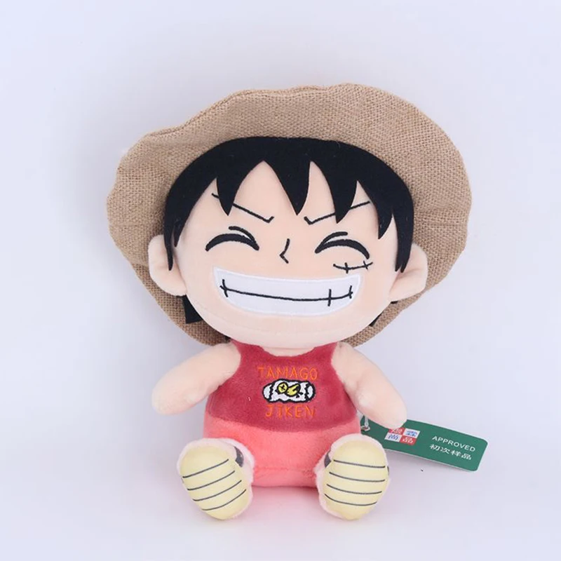 

30 см оригинальные слитные плюшевые игрушки Luffy Мультфильм Аниме фигурки Куклы Детский подарок на день рождения кавайные рождественские украшения