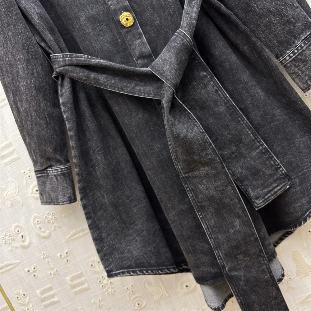 تنورة نسائية صيفية من قماش الدنيم لعام 2026 بإبزيم معدني، فستان أنيق للسيدات، موضة Y2K الجديدة، فستان الحفلات، حمالة صدر تنورة كاملة