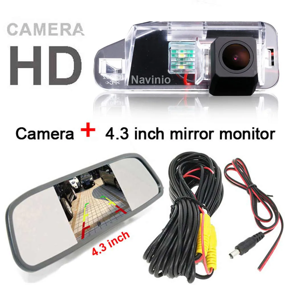 7 inch Monitor mirror Display LCD  and Car Rear Reverse back Camera For Lexus IS300 RS270 350 ES350 LS430 GS300 ES240 IS380