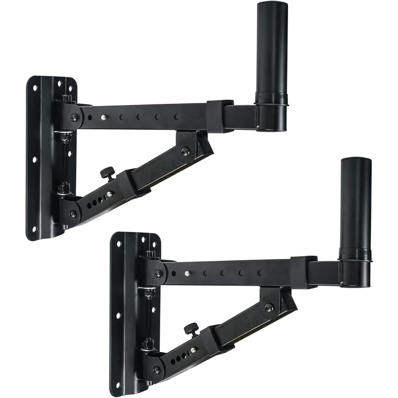 

2-Pack Adjustable Wall Mount Speaker Brackets with 180-degree Swivel (STWSD-048B)