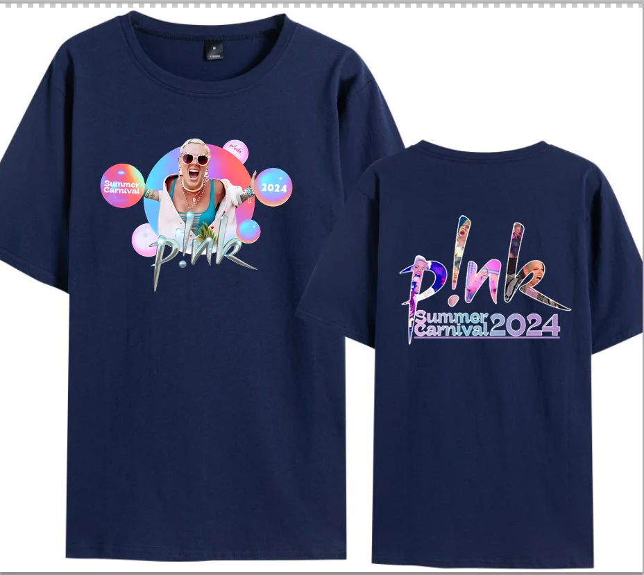 P!nk Pink Singer Summer Carnival 2024 Tour T-shirt Fan Lovers Shirt Music Tour Shirt Trustfall Album Concert Oversized Tops Tee