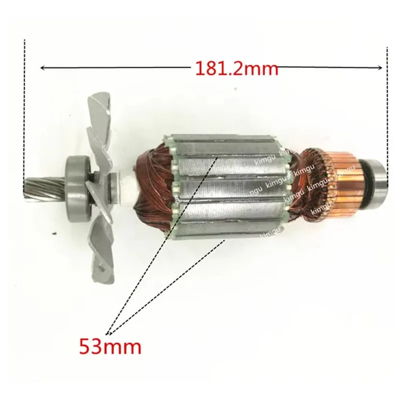 

AC220V-230V Armature Anchor Rotor JM27000309 for MAKITA MLT100