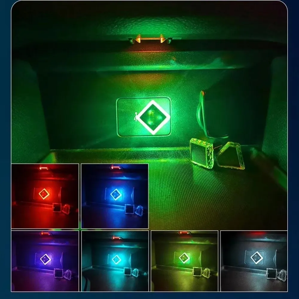 New Multicolor Car Ambient Light Easy Installation Small Auto Reading Lamp USB/Type-C Car Decoration Car Interior