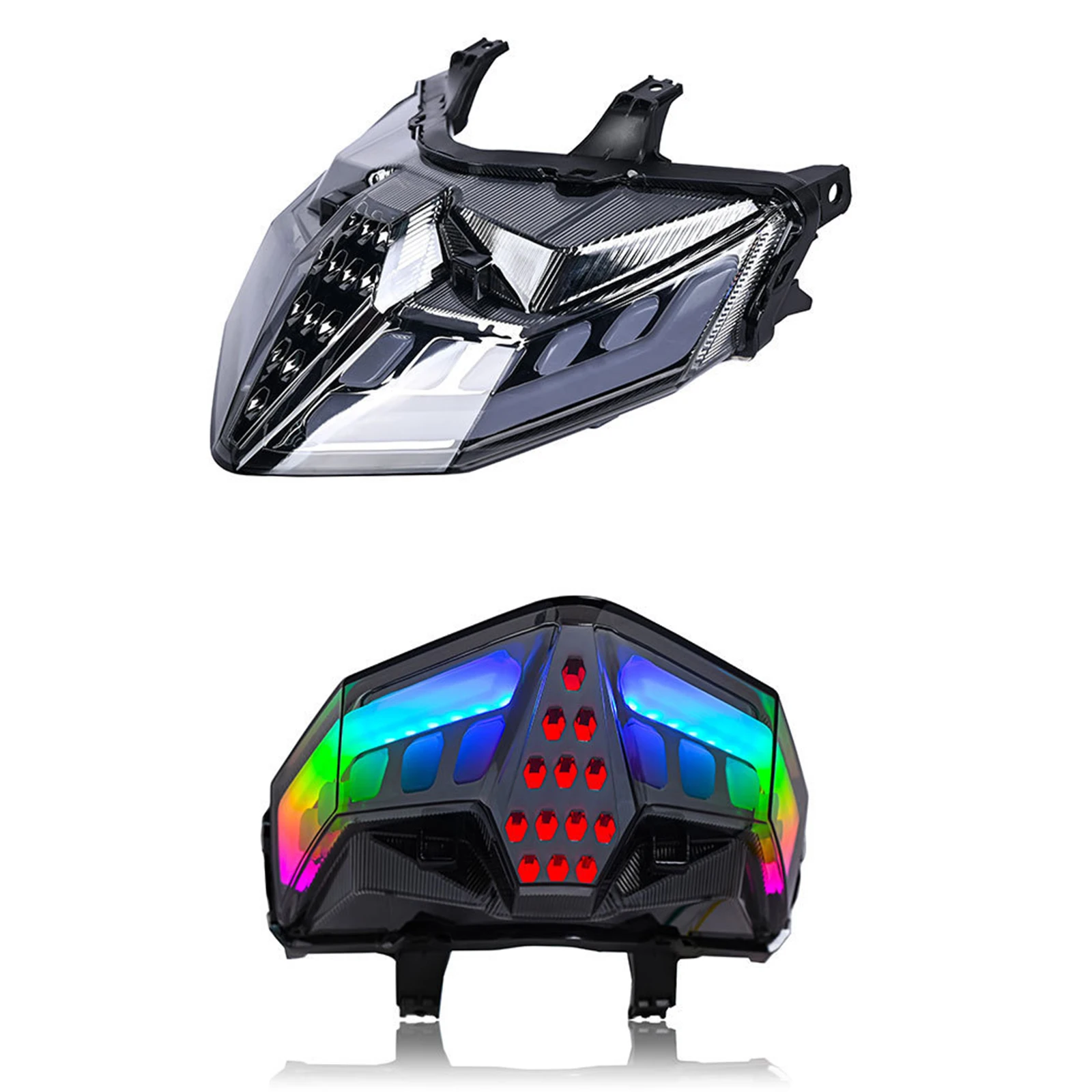 مصباح ضوء فرامل الدراجة النارية مع استبدال إشارات الانعطاف LED لياماها انقر 150 #1