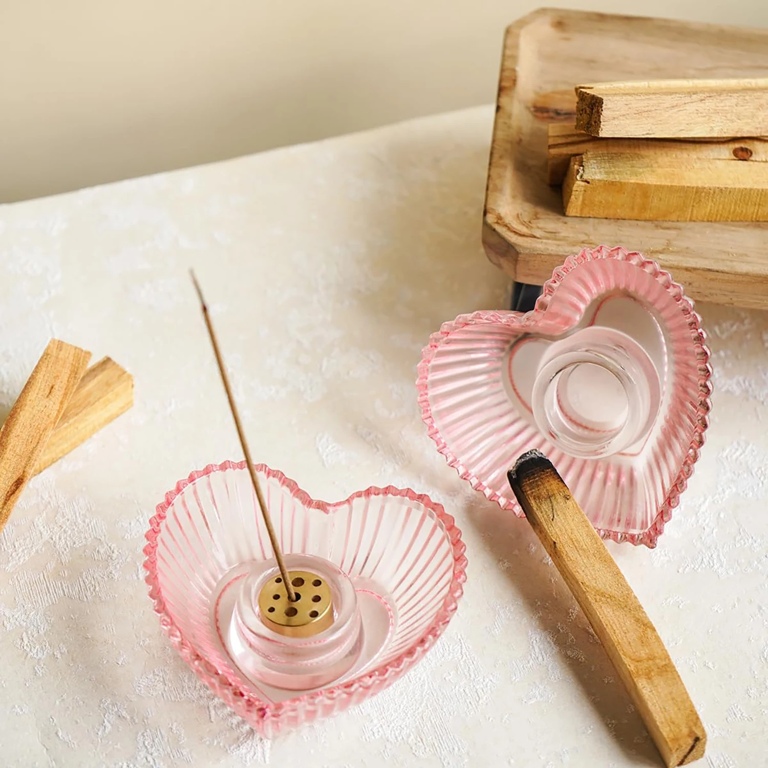 Glass Palo Santo Holder Incens - огляд і ціна Home Fragrance Incense Sticks
