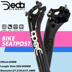 Deda Bike Seatpost Super Zero Full Carbon Seat Tube 20 Degrees MTB/Road Bike Seat Post 27.2/30.8/31.6mm Bicycle Accessories