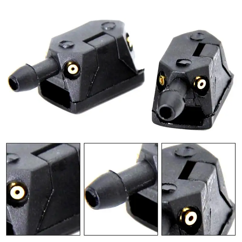 2 Pcs Car Wiper Nozzle Adjustable Front Windshield Washer Nozzles Windshield Washer Nozzle Replacement For Cars Supplies