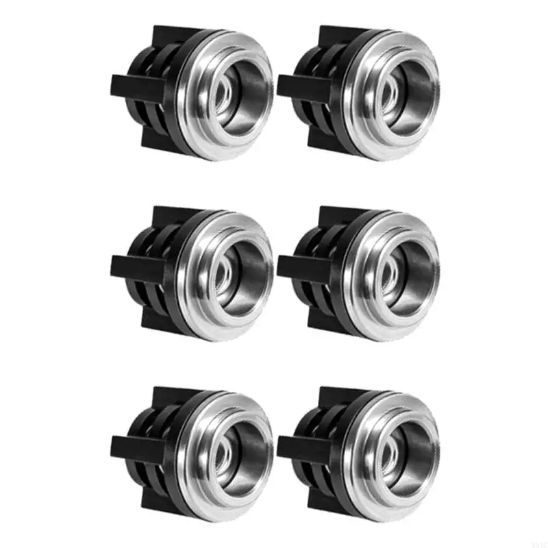 

WXTC Stainless Steel Check Valves Replacement Set For 280/380/55/580 Car Washing Machine Pressure Washer Pumps Head 6 Pack