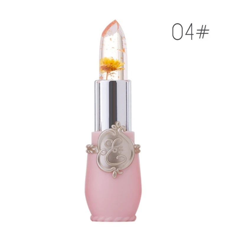 Rouge à Lèvres Hydratant Transparent en Gelée de Fleurs, Baume de Maquillage Étanche, Outil Cosmétique, Modification de la Température, Jules Gloss