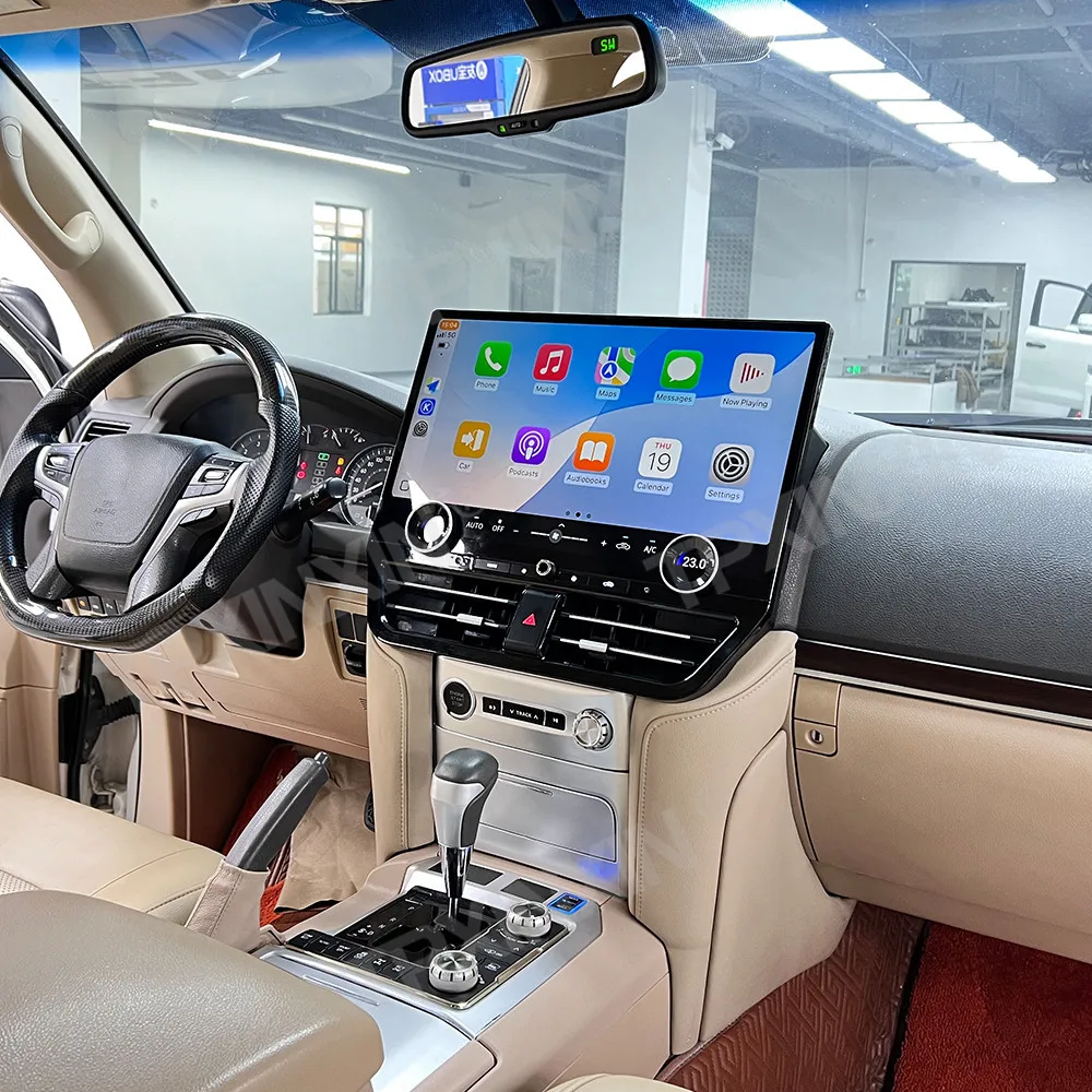 19.8 inch Android 13 for Toyota Land Cruiser 200 LC200 2016 - 2021 Car multimedia Radio player audio Stereo Head Unit Screen GPS