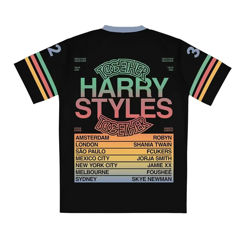 Harry Styles Together Tour Top Herren T-Shirt Damen T-Shirt Jungen Mädchen Top Erwachsene Kinder Eltern-Kind V-Ausschnitt Schnelltrocknend Kinder T-Shirts – Detail 3