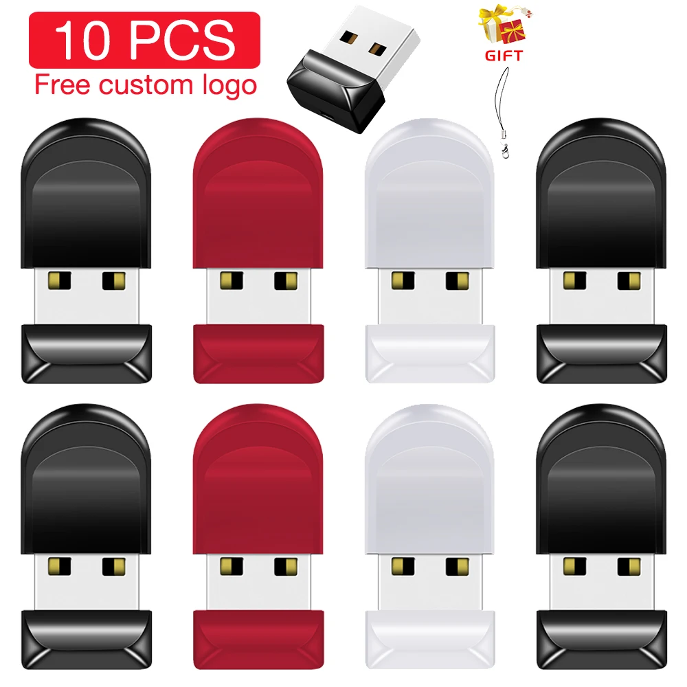 USB3.0 10 Pieces Lote USB 3.0 Flash Drive 128GB Super Mini Memory Stick High Speed ​​wholesale Pen Drive Storage Device Pendrive