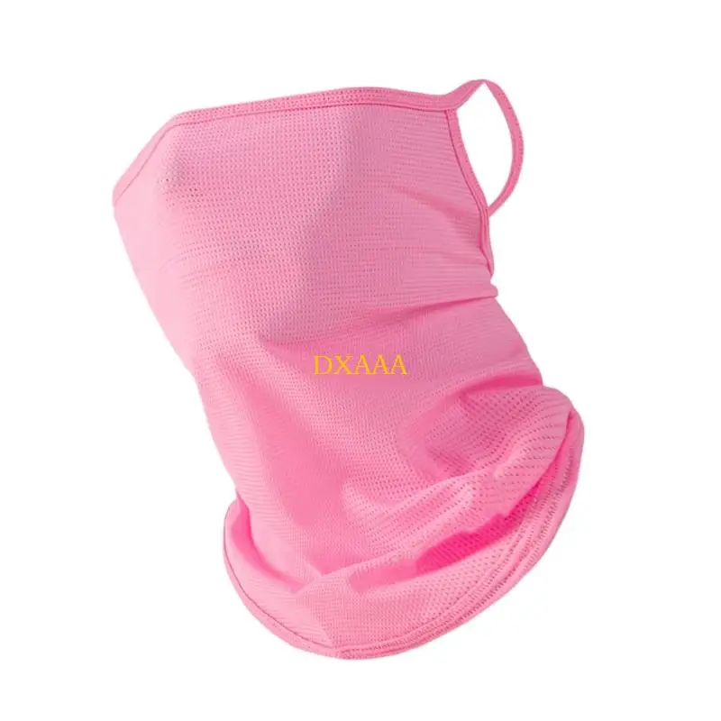 Copertura per il viso protettivo DXAA con UPF50+ Maschera per il viso elastico in nylon tra protezione protettivo per donne da