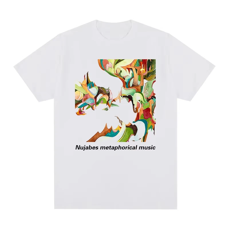 Nujabes Metaphorical Music Graphic Washed Cotton T‑shirt Unisex Novelty Oversized Short Sleeve Harajuku Streetwear Casual Tops
