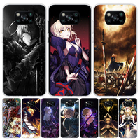 Fate Zero Stay Night Saber Case Phone Cover for Xiaomi Mi 11T 12T 10T 9T Pro 11i 12X 13 12 11 10 9 8 Lite 6X 5X A3 A2 Trend Fund