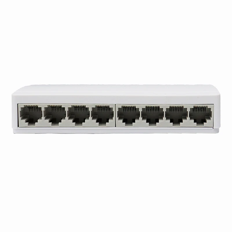 Switch Ethernet Gigabit de 8 portas - Switch de rede de desktop 100/1000Mbps, Plug & Play, MDI/MDIX automático, hub LAN RJ45 para escritório doméstico