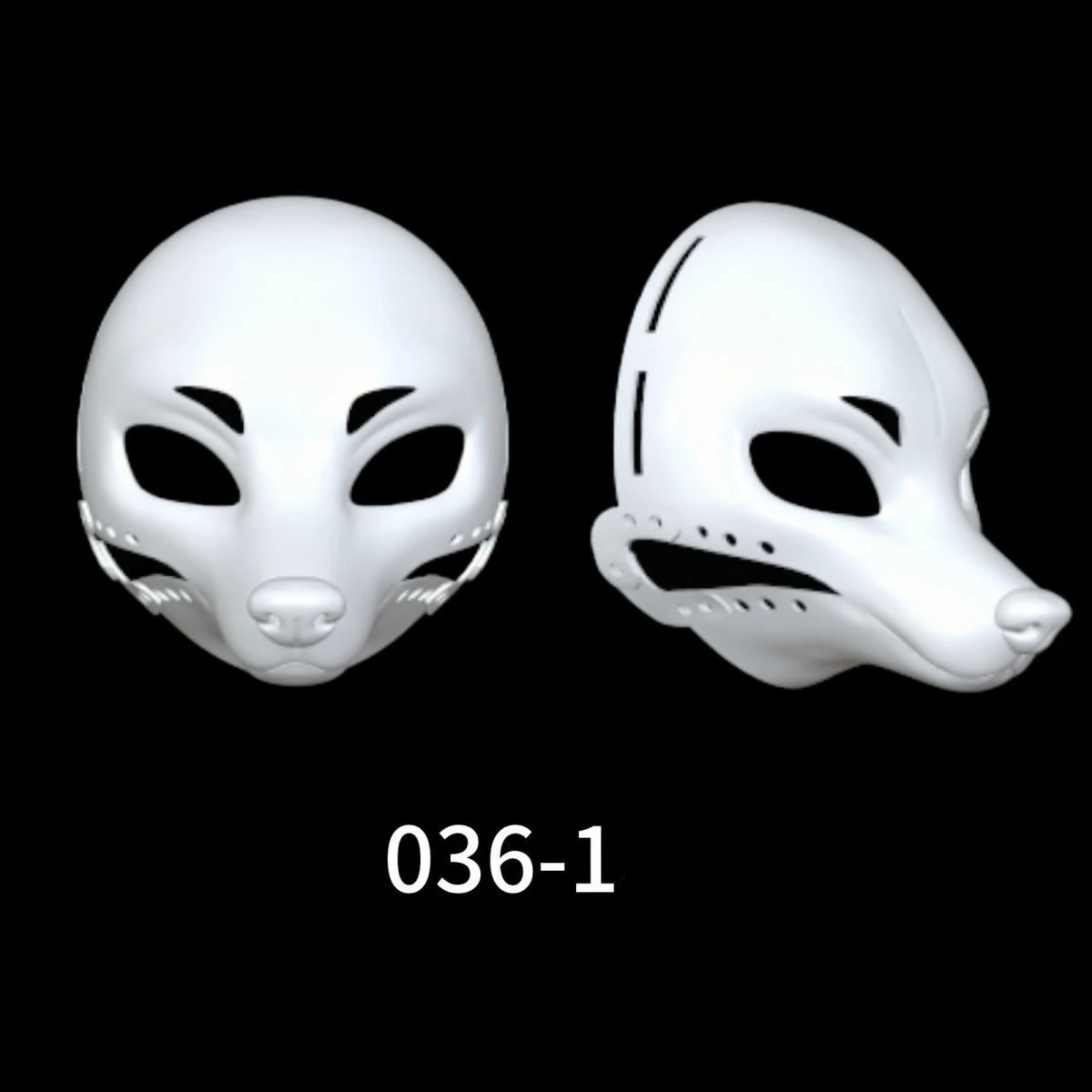 Original 3D Printed Semi Realistic American Style Canine Movable Jawed Beast Skull Handsome Skull Cos Accessories