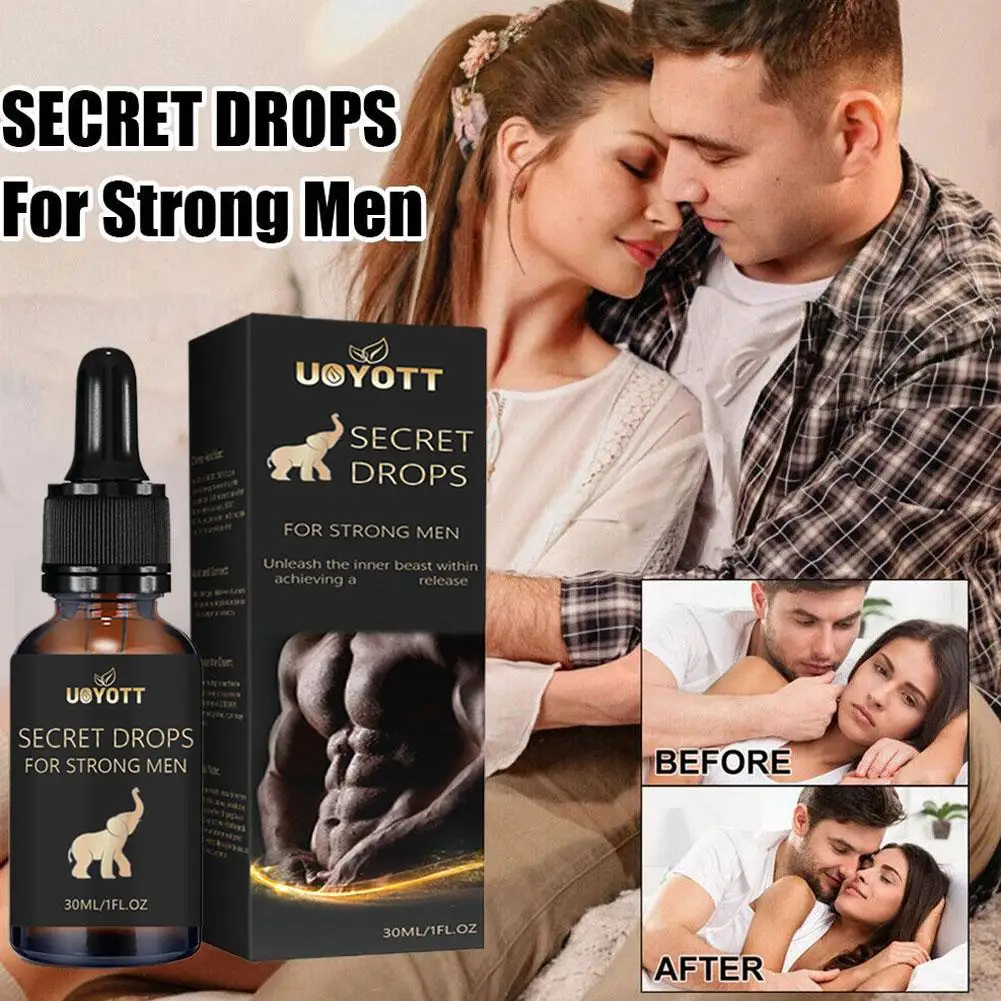 30ml Secret Drops For Strong potenti Men Secret Happy Drops miglioramento della sensibilità rilascio di Stress e ansia P6f8