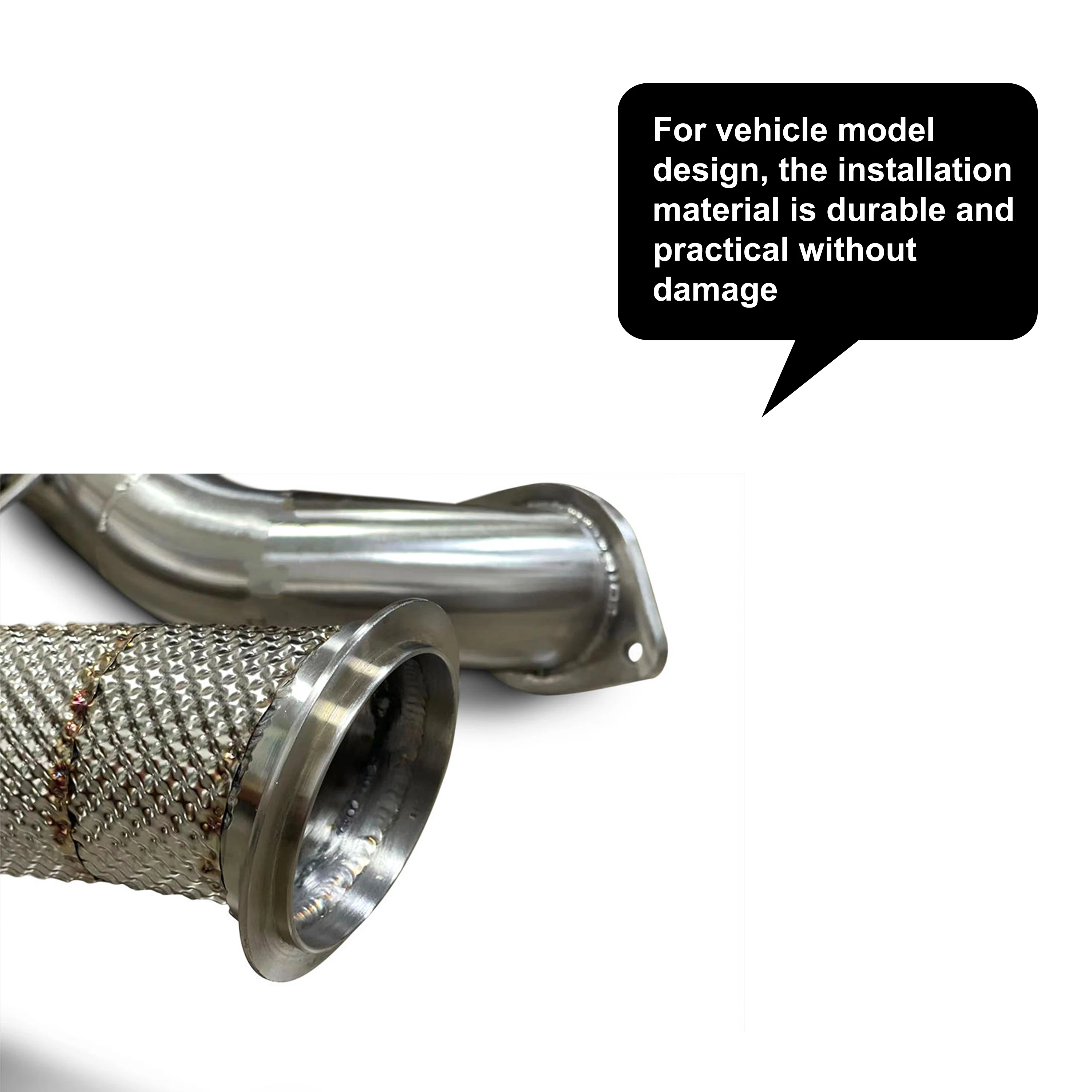 ACE Auto-Zubehör Auspuffanlagen für BMW M3 M4 Competitio G80 G82 S58 3.0T Downpipe Free Flow Performance Auspuffrohr – Detail 8