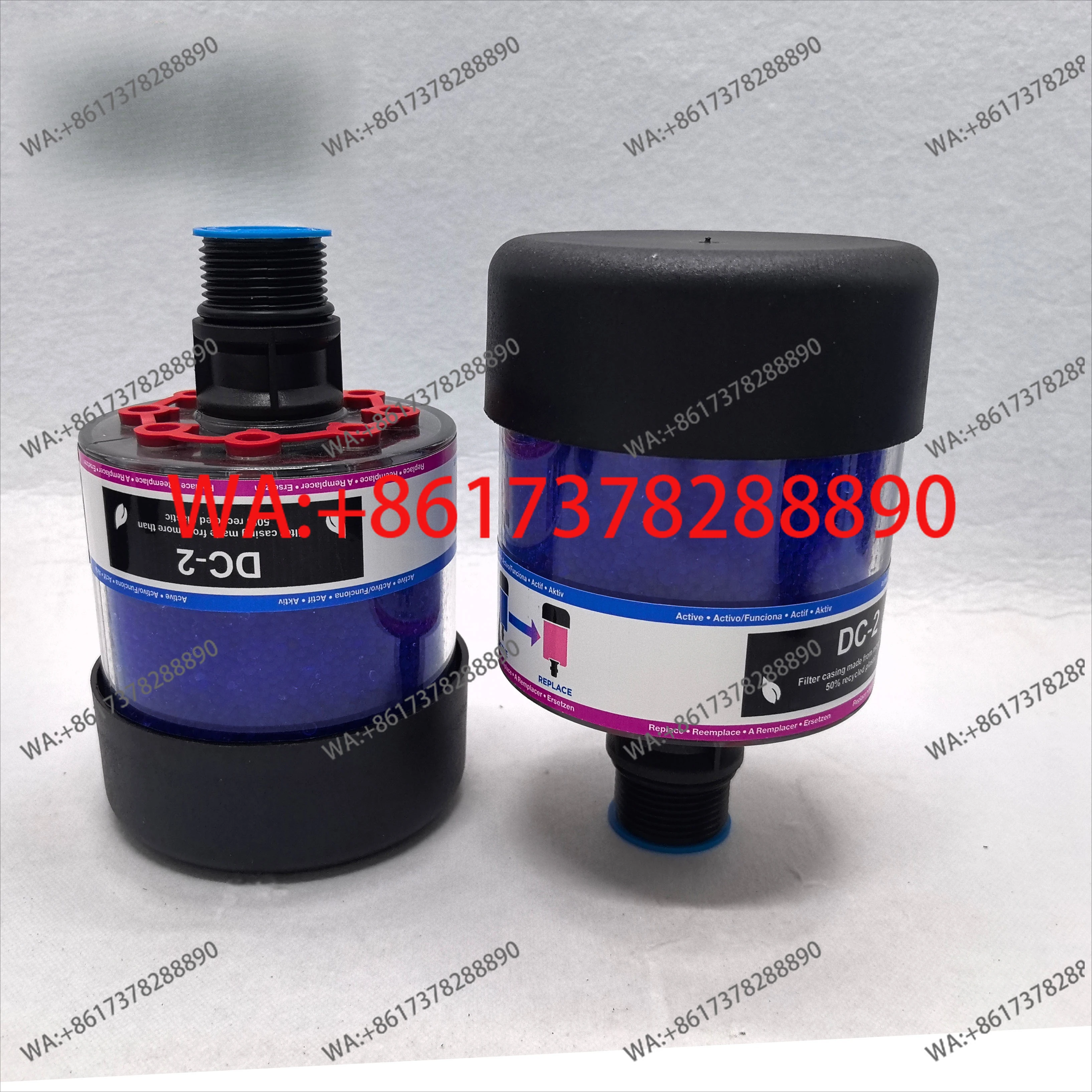 Truck  Engine Parts DC-3 DC-4 Blue Silicone Desiccant Air Respirator Filter
