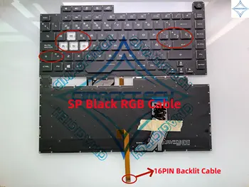 Nová klávesnice s RGB podsvícením pro ASUS ROG Strix G G531 G531GD G531GT G531GW G15 G512 G512LV G512LW s ruským, latinským a francouzským podsvícením 10 nejlepší prodej Výměna obrazovky u Asus Rog PG348Q - №10