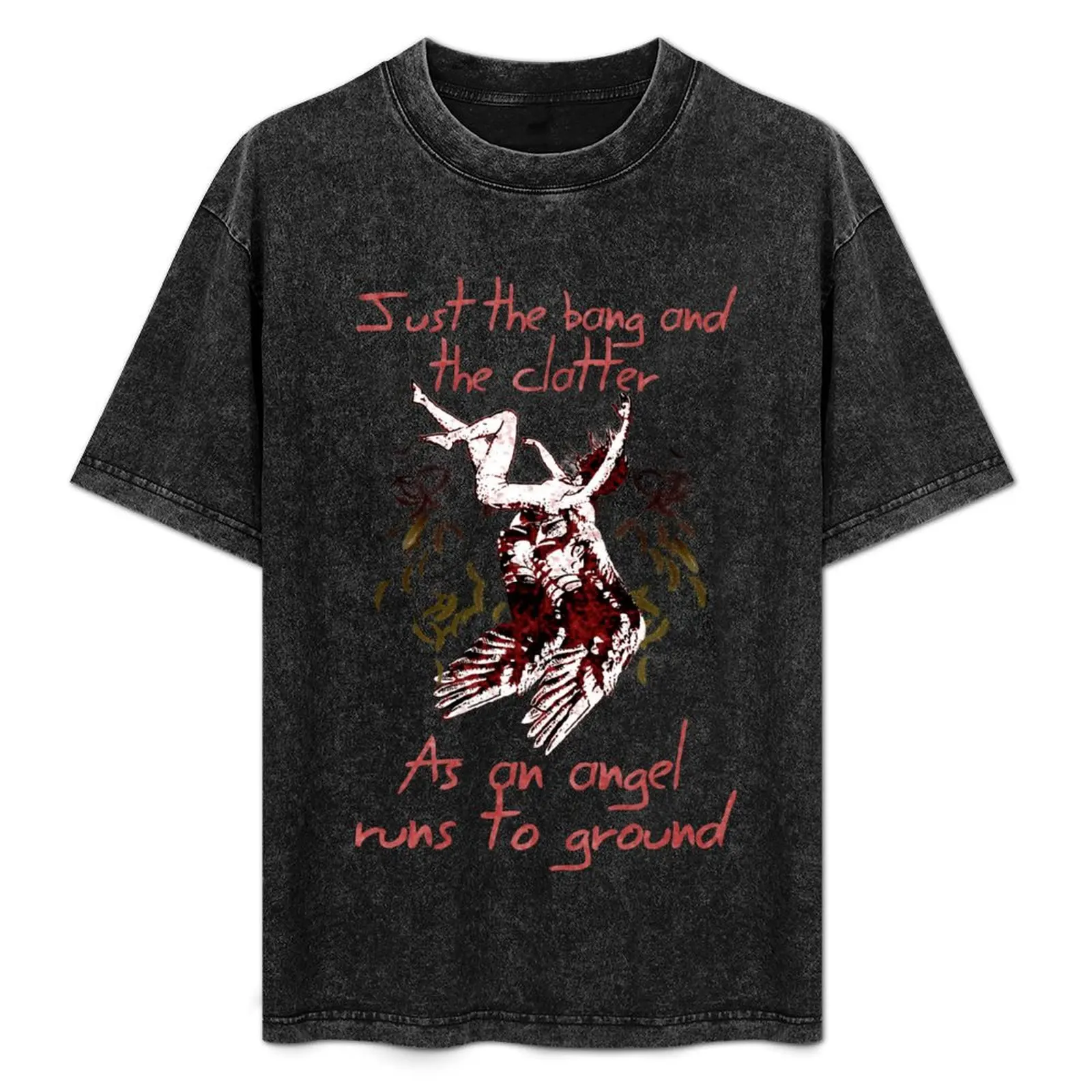 

u2 stay angel 2 T-Shirt oversized graphic t shirts anime Men's t-shirt