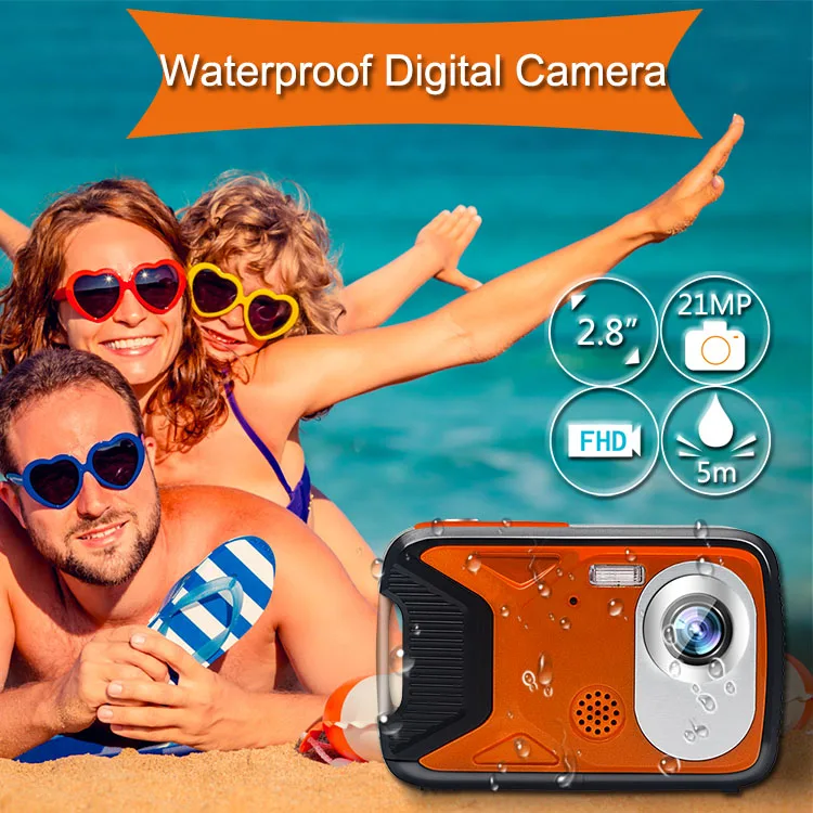 8026 Super quality portable 1080p digital waterproof action video camera