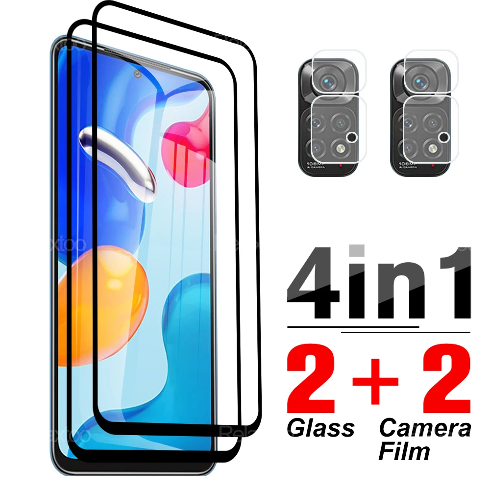 4IN1 Camera Protective Glass Screen Protector For Xiaomi Redmi Note 11S 11 11Pro 11 Pro S 5G Note11 Note11S Lens Tempered Film