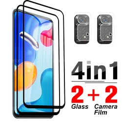 4IN1 Camera Protective Glass Screen Protector For Xiaomi Redmi Note 11S 11 11Pro 11 Pro S 5G Note11 Note11S Lens Tempered Film