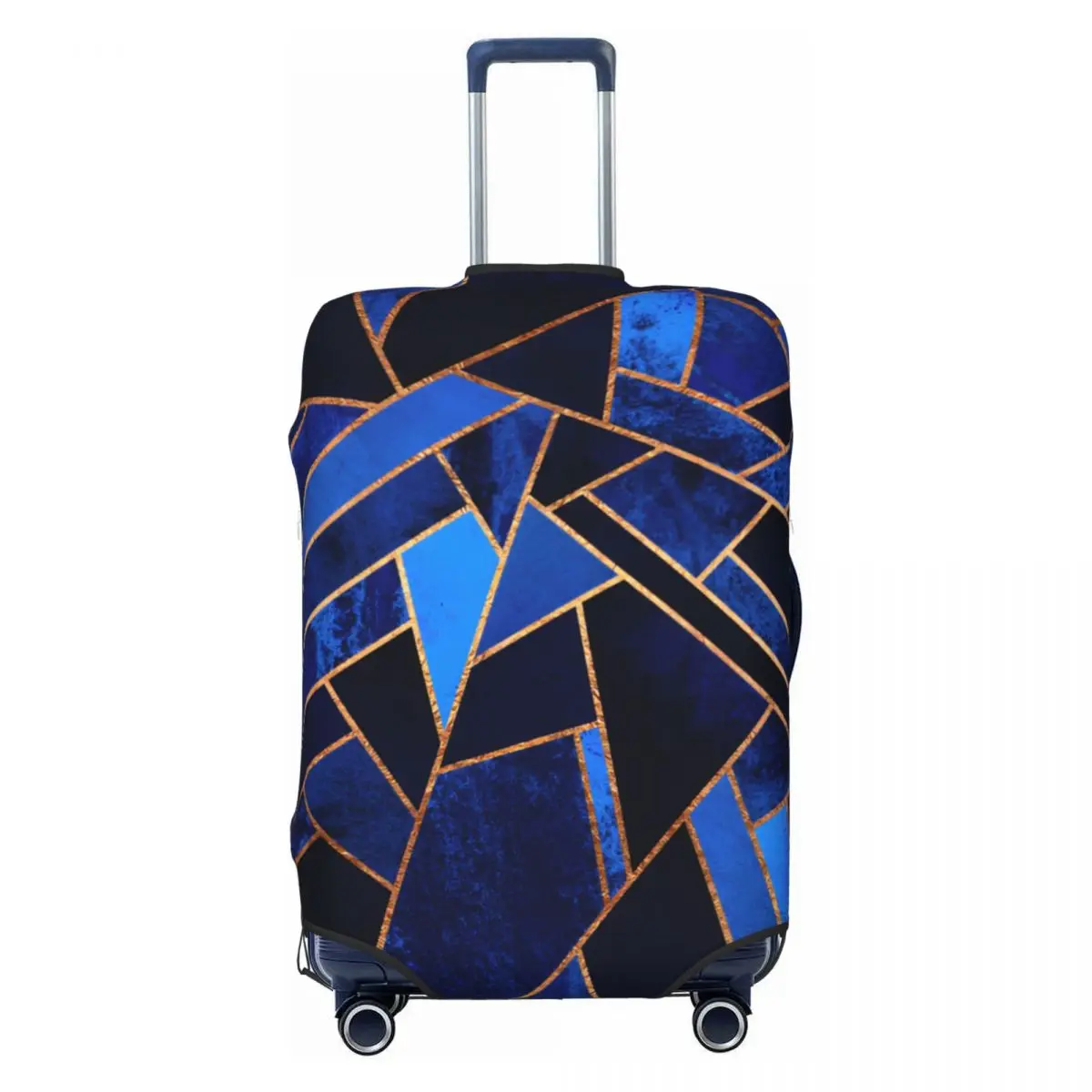 

Custom Abstract Geometric Lines Luggage Cover Protector Funny Travel Suitcase Protective Cover for 18-32 Inch