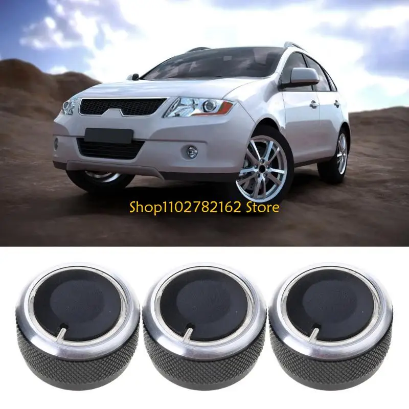 

547B 3pcs Replacement Air Conditioner HVAC Heater Blower Fan Control Button Knobs Control Switch Knob Button for 2005-2015